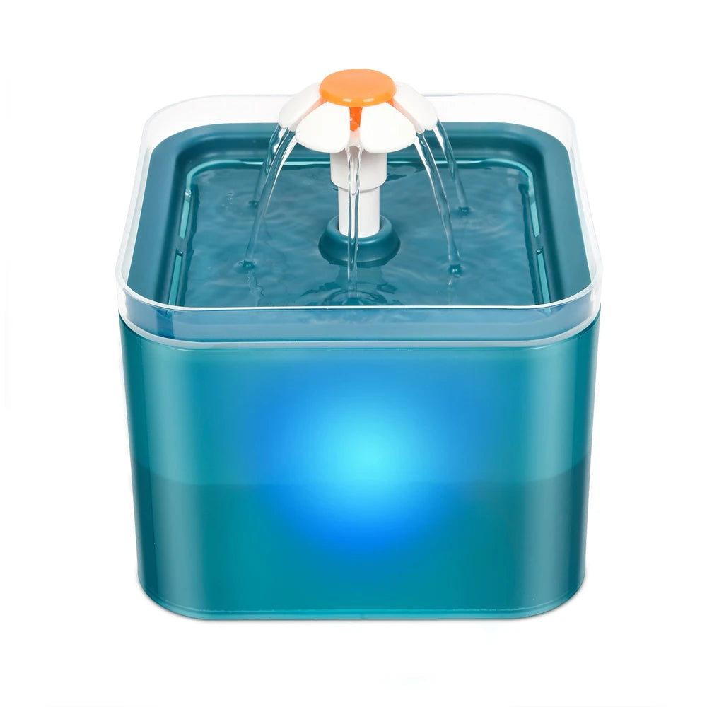 Pet Water Bowl - Transparent Large Capacity 2L Pet Water Dispenser