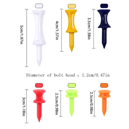 50 Pcs Professional Castle Golf Tees - Pride Golf Tees