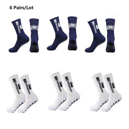 Mid-Calf Anti-Slip Sports Socks for Men