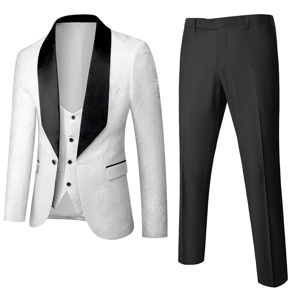 3-Piece Men's Wedding Suit