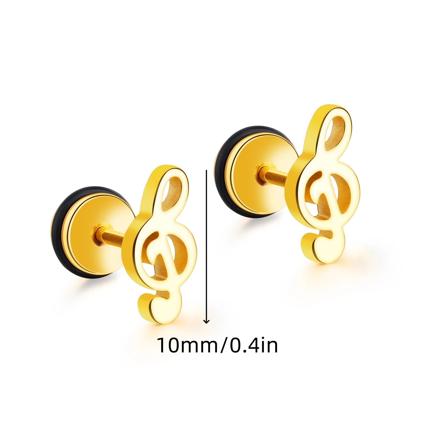 Boucles d'oreilles gothiques punk en acier inoxydable pour hommes et femmes – Petit squelette à géométrie rocheuse avec zircon