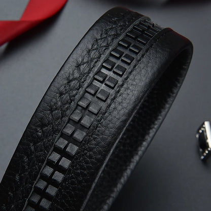 Men’s Automatic Buckle Leather Belt