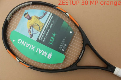 Raquette de tennis professionnelle en alliage d'aluminium et de carbone - Raquette de tennis légère de type technique 