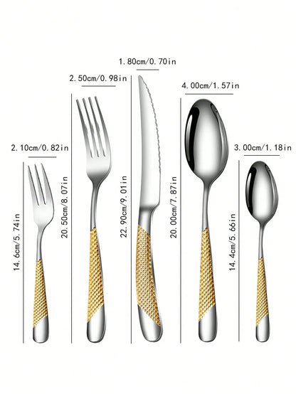 6pc/30pc Kitchen Cutlery Set