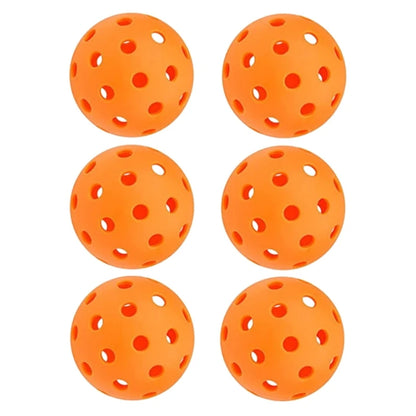 6 Pack Pickleball with Mesh Bag