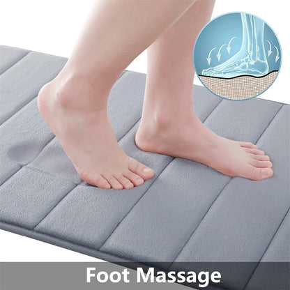 Non-Slip Memory Sponge Bathroom Mat