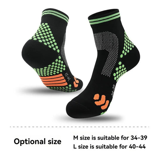 Unisex Atmungsaktive Aero-Radsocken in mittlerer Crew-Größe 