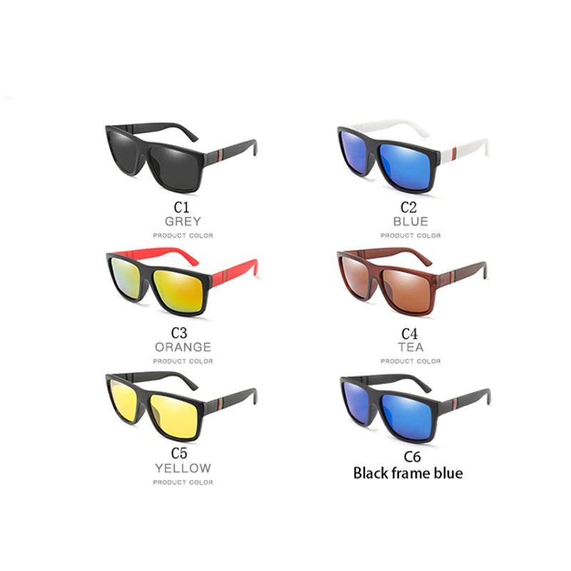 Polaroid-Sonnenbrille im Unisex-Stil für Männer und Frauen