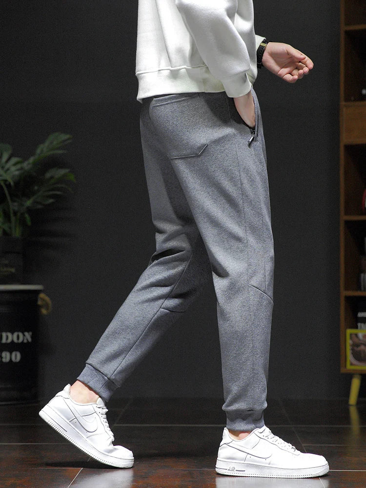 Big Size Sportswear Grey Sweatpants for Mans