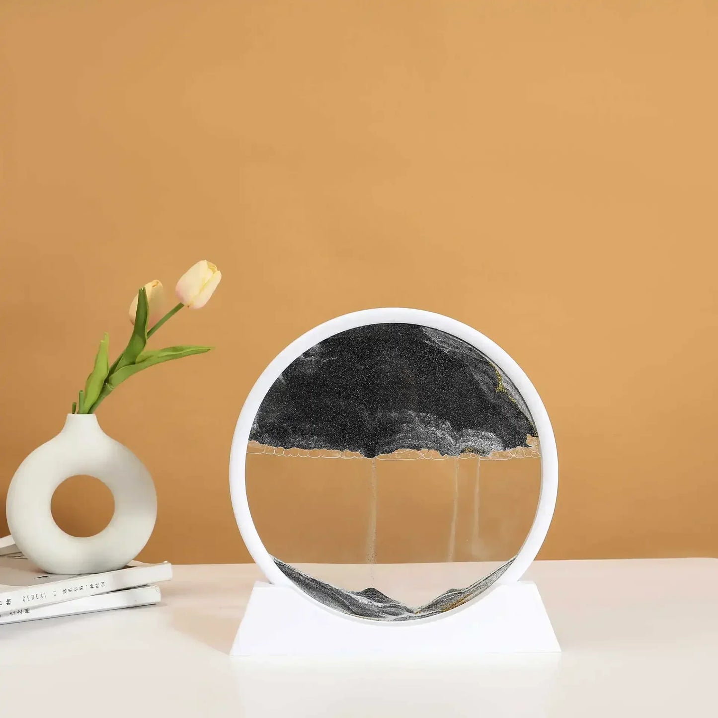 Round 3D Deep Sea Sandscape Sand Art