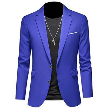 Nouveau blazer décontracté pour homme Slim Fit