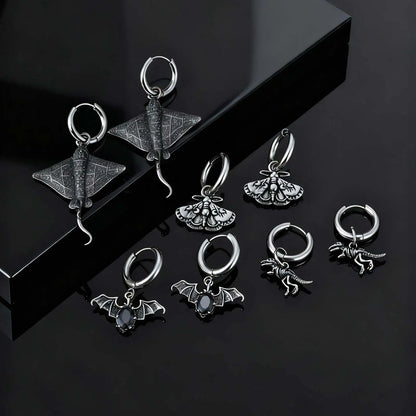 Herren-Ohrstecker-Set aus Edelstahl
