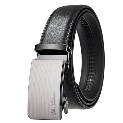 Men's Designer Automatic Alloy Buckle Leather Belts