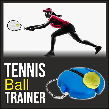 Robuste Basis für Tennis-Trainingshilfen mit elastischem Seil