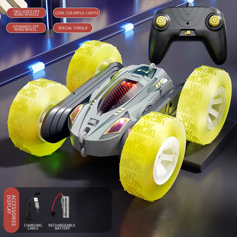 Doppelseitiges Flip-RC-Stunt-Auto