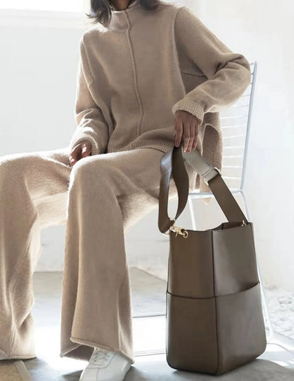 Cozy Elegance Autumn Winter Sweater Set