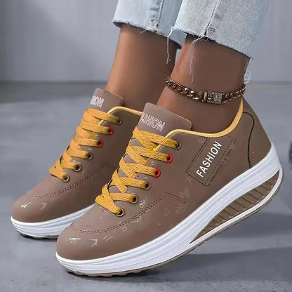 Women’s Platform Sneakers – Chunky Thick Sole Wedge Walking Shoes
