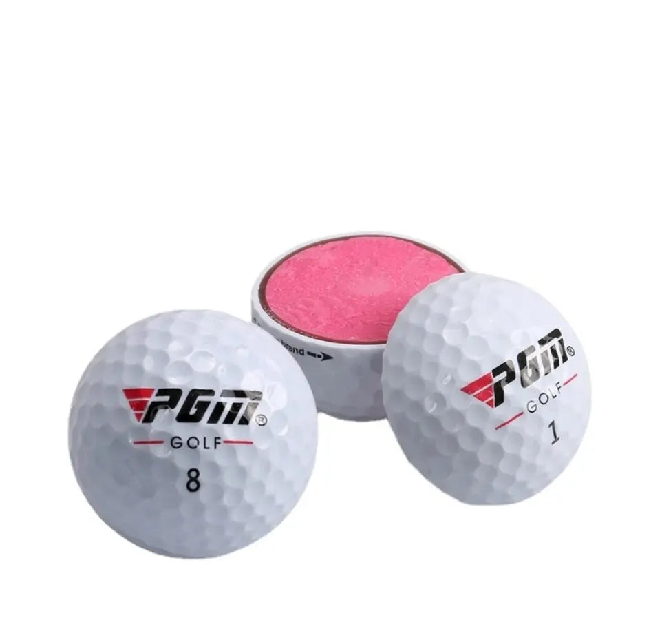 Balles d'entraînement de golf de dureté PGM - Ensemble de balles de golf légères en caoutchouc synthétique