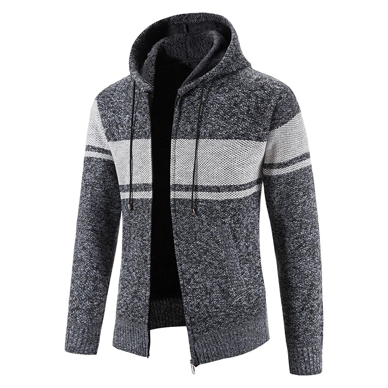 Veste à capuche de baseball slim fit pour homme