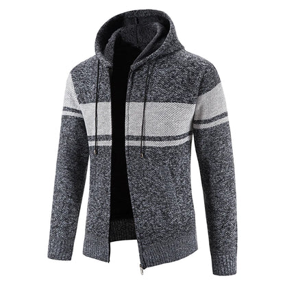 Veste à capuche de baseball slim fit pour homme