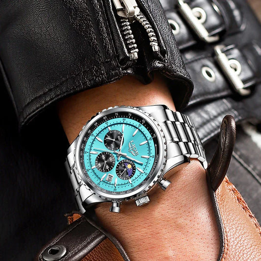 Montre-bracelet de sport étanche pour hommes