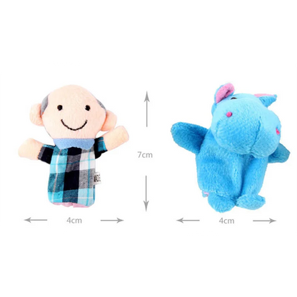Baby Plush Toy Finger Puppets Tell Story Props
