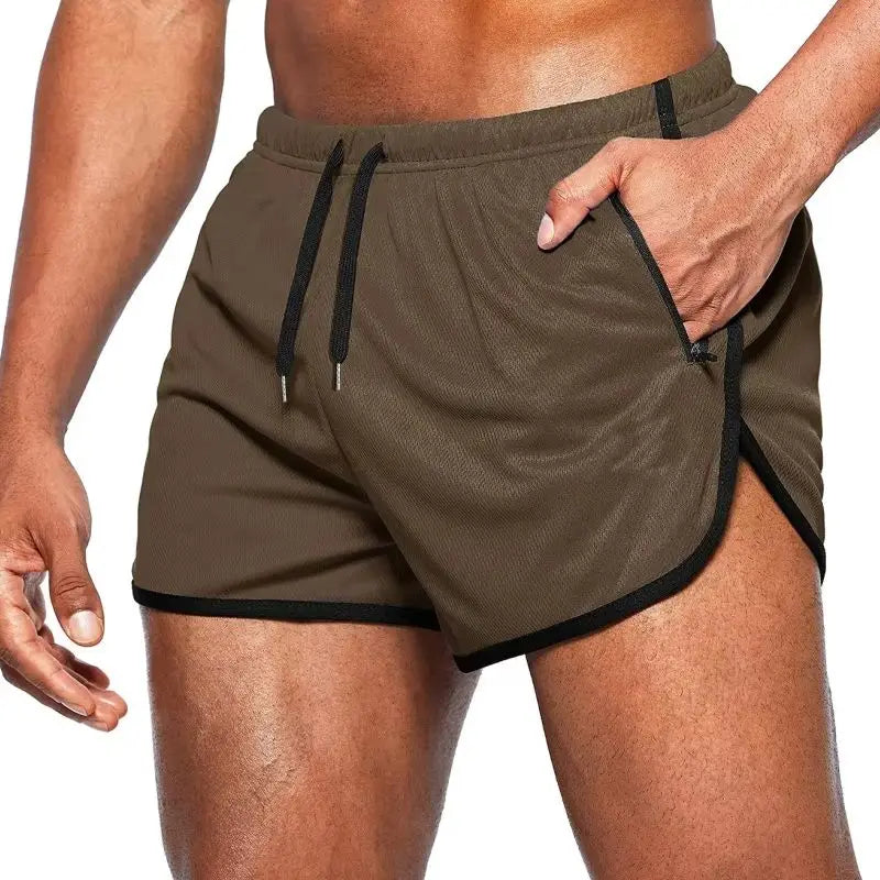 Men’s Breathable Mesh Gym Shorts – Summer Fitness & Casual Sport Shorts