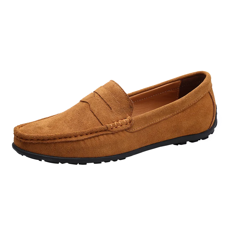 High-Quality Large Size Men's Leather Loafers