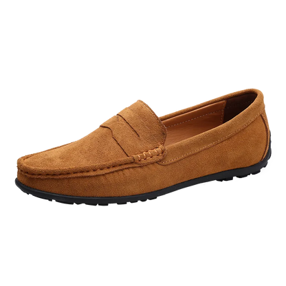 High-Quality Large Size Men's Leather Loafers