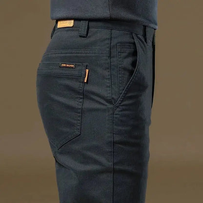 Men's Summer Thin Cotton Formal Slim Fit Pants