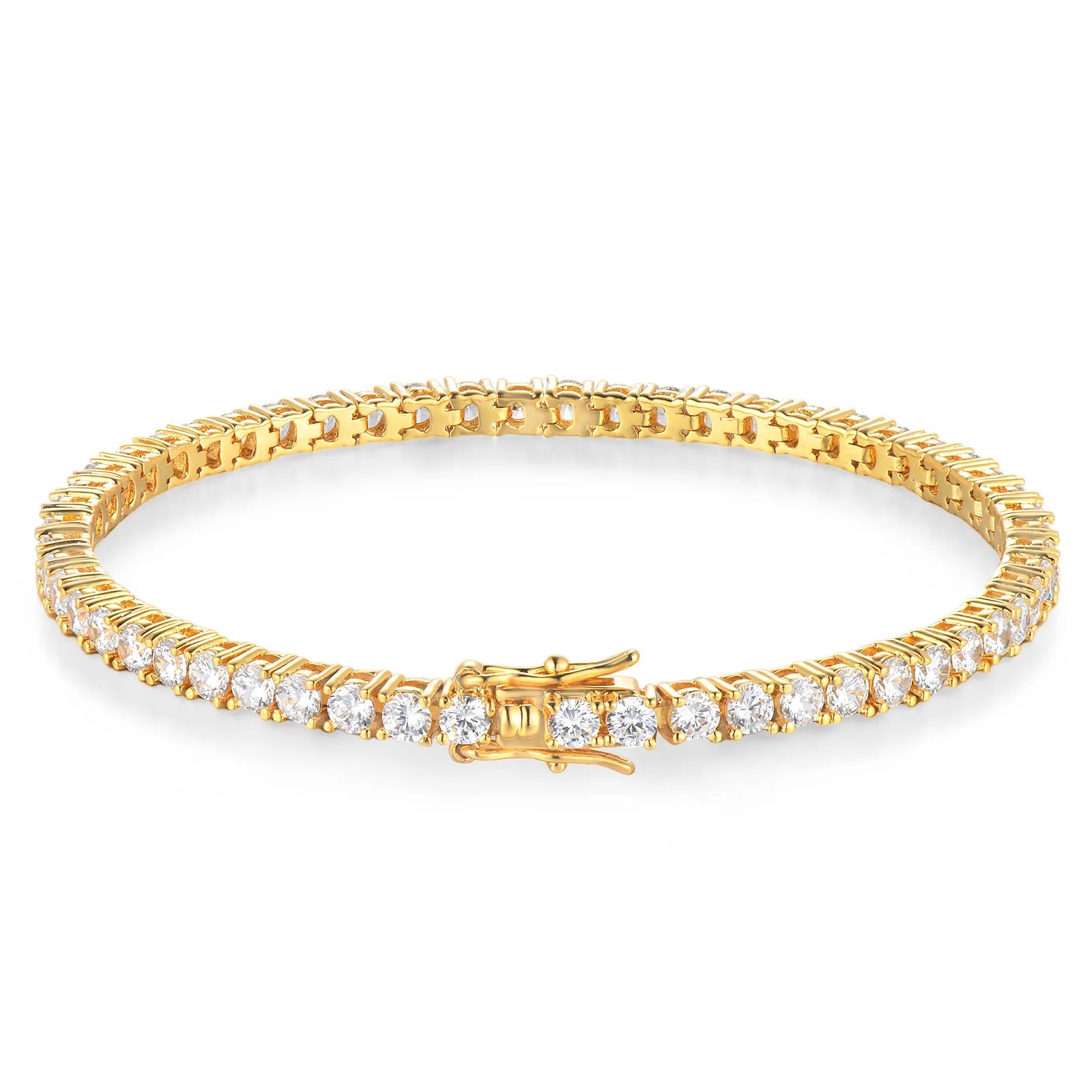 Women's 925 Sterling Silver Moissanite Tennis Bracelet