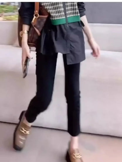 Slim-Jeans für Damen mit hohem Bund und Stretchanteil