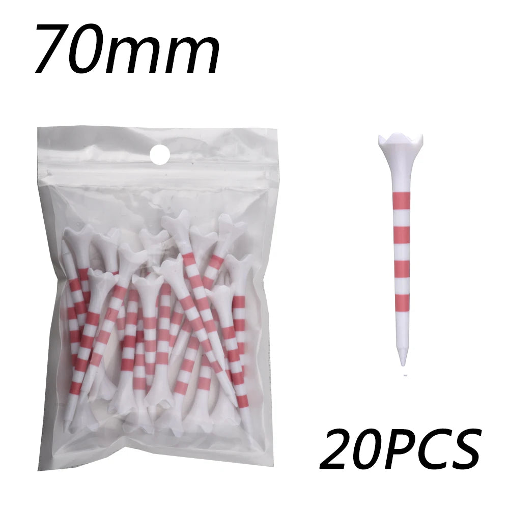 Colored Golf Tee - Durable Four-fork Plastic Golf Tee Set