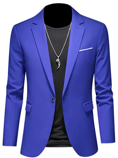 Nouveau blazer décontracté pour homme Slim Fit