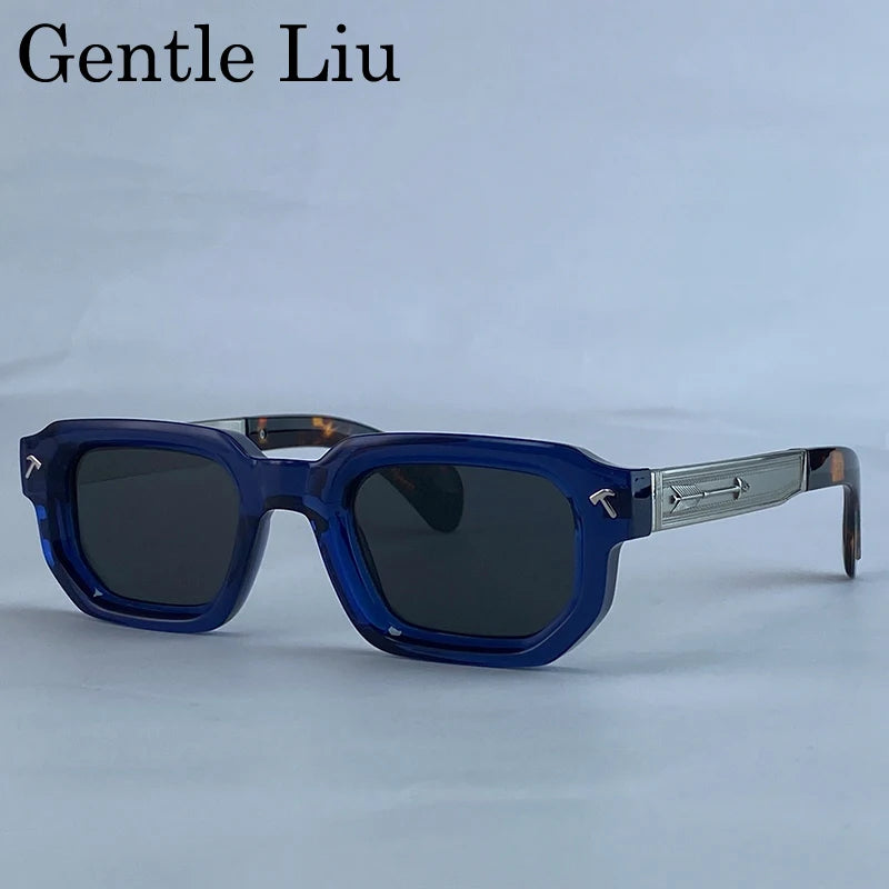 Men's Driving Square Vintage Steampunk Sunglasses