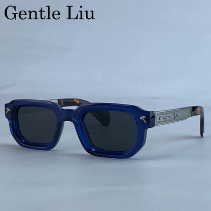 Men's Driving Square Vintage Steampunk Sunglasses