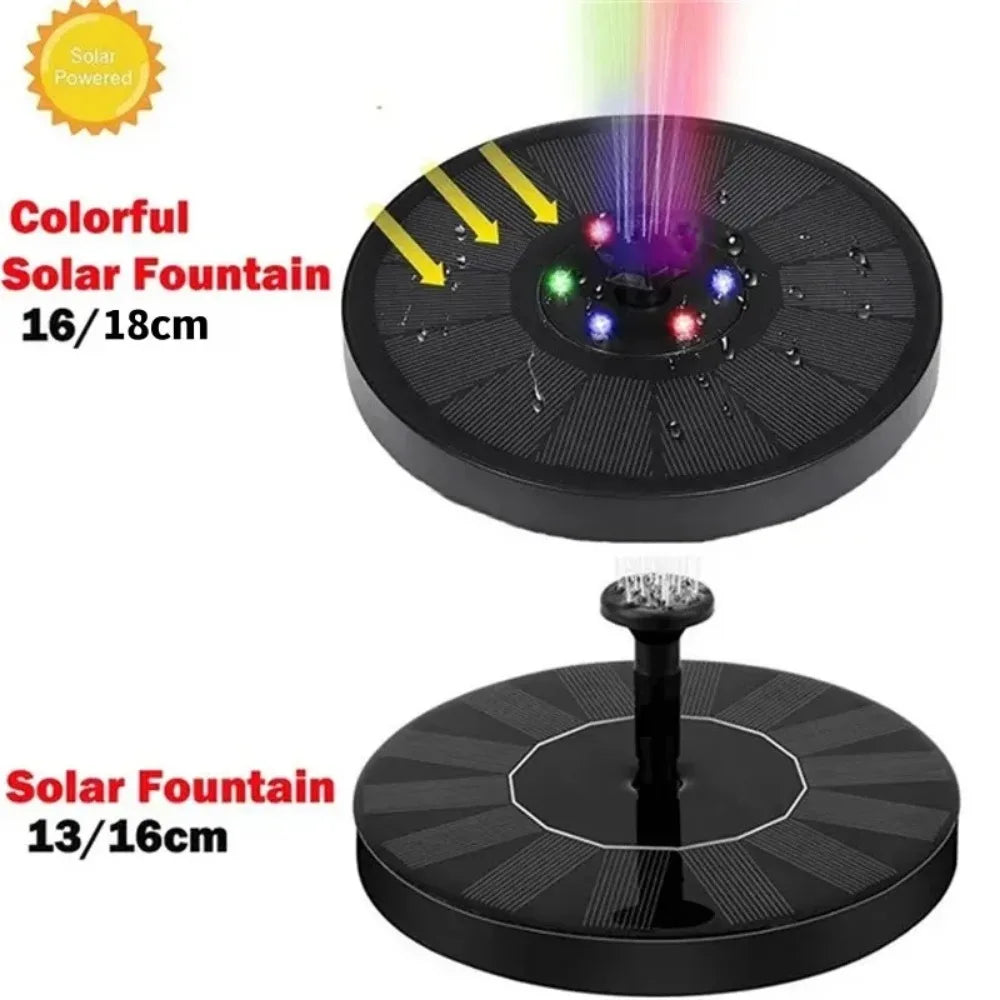 LED Lightweight Outdoor Solar Water Fountain