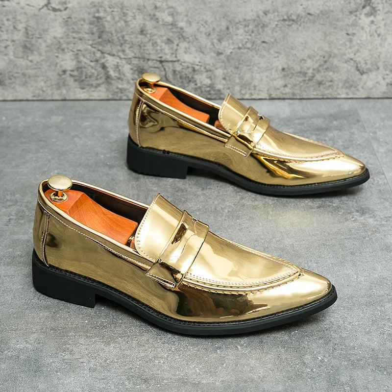 Mocassins à pampilles en cuir pour hommes