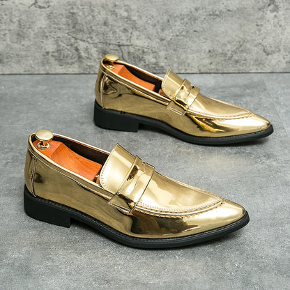 Mocassins à pampilles en cuir pour hommes