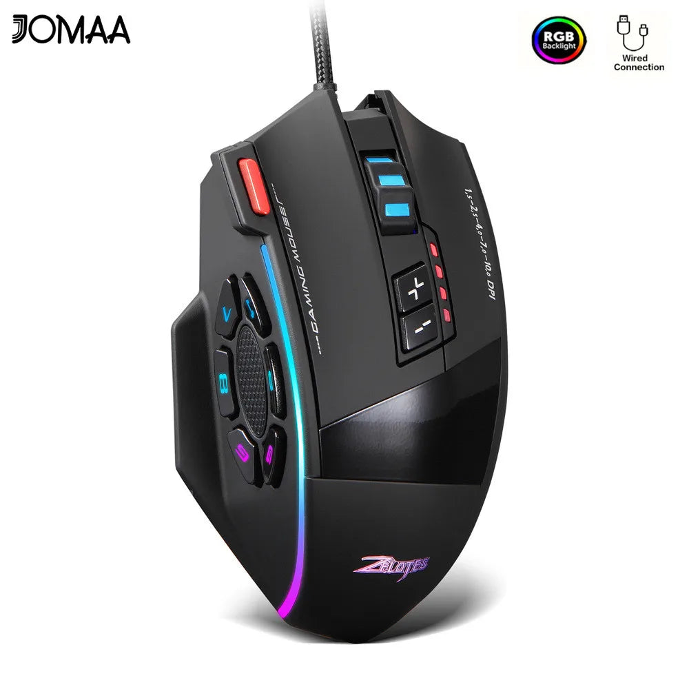 Redragon M913 Gaming-Maus, 16000 DPI, kabelgebunden, 2,4 GHz, kabellos, RGB, optische Gamer-Mäuse, 16 programmierbare Tasten 