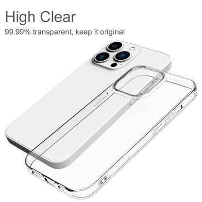 Coque en silicone ultra fine et transparente pour iPhone