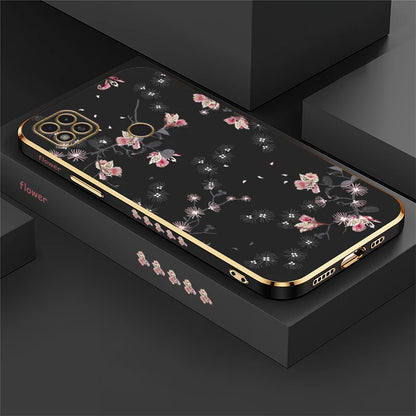 Floral Shockproof Xiaomi Silicone Case