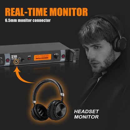Single Bodypack Receiver Earphone - Wireless Monitor System