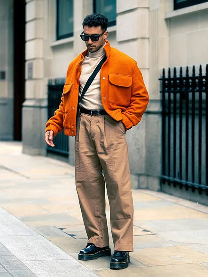 Trendy Single Breasted Jacket for Autumn
