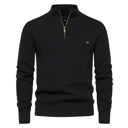 Slim Fit Half High Neck Sweater
