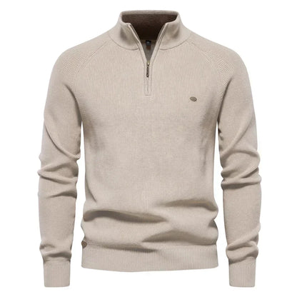 Slim Fit Half High Neck Sweater
