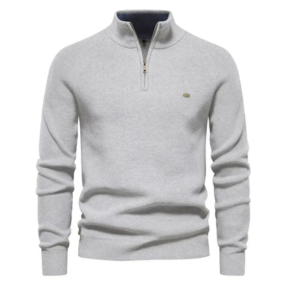 Slim Fit Half High Neck Sweater
