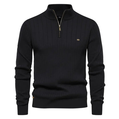 Slim Fit Half High Neck Sweater
