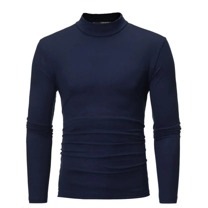 Slim Fit Mock Neck Winter Sweater
