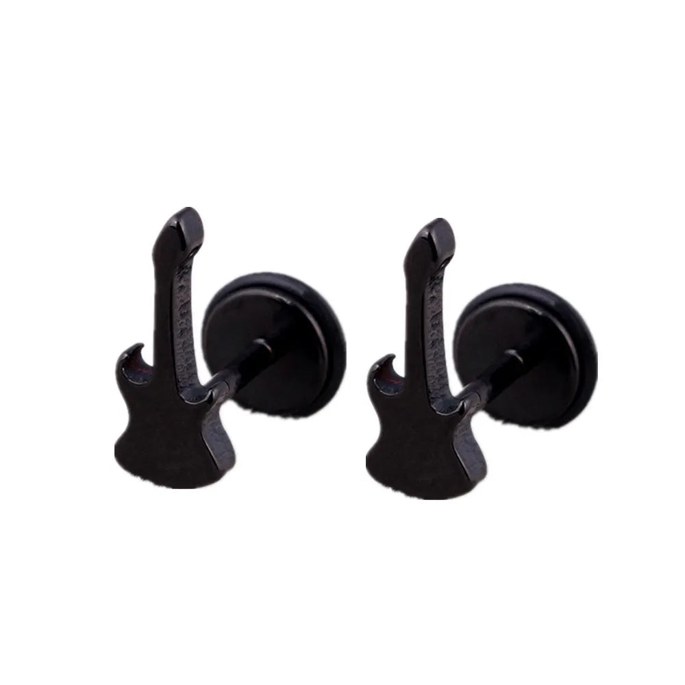 Small Black Punk Stud

